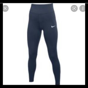 NWT NIKE “DRI-FIT” workout leggings: Navy SZ M